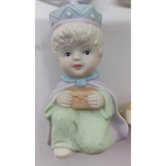 Lot of 9 Russ Berrie Bisque Mini Figurines Vintage Figurine Set Collectible - Picture 10 of 15